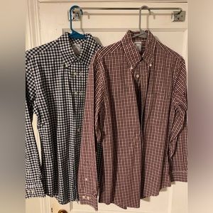 Men's Brooks Brothers Regent Fit Checkered Shirts - Size S